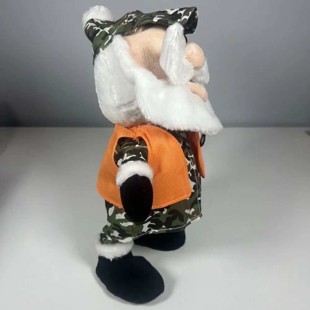 Side Stepper Hunter Santa, Sings “The Twelve Days Of Christmas” song Gemmy